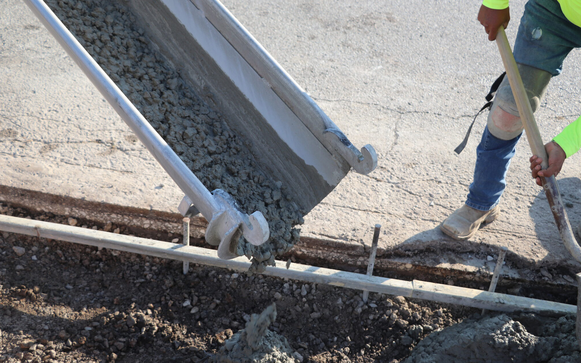 Concrete Curbing And Sidewalk Work