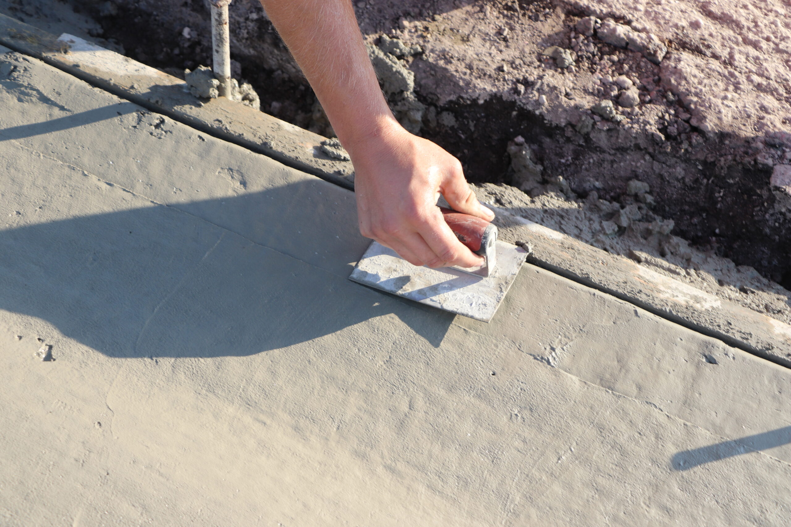 concrete curbing and drainage